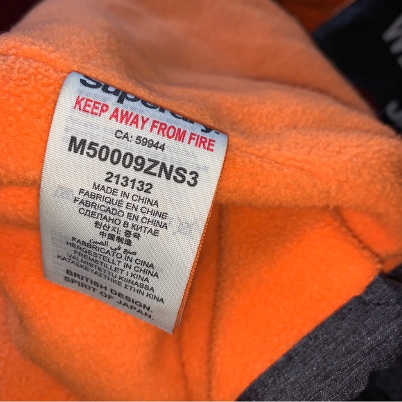 BRITISH DESIGNED JAPAN SPIRIT SUPERDRY WINDCHEATER  JACKET SIZE L PREOWNED - Picture 11 of 12